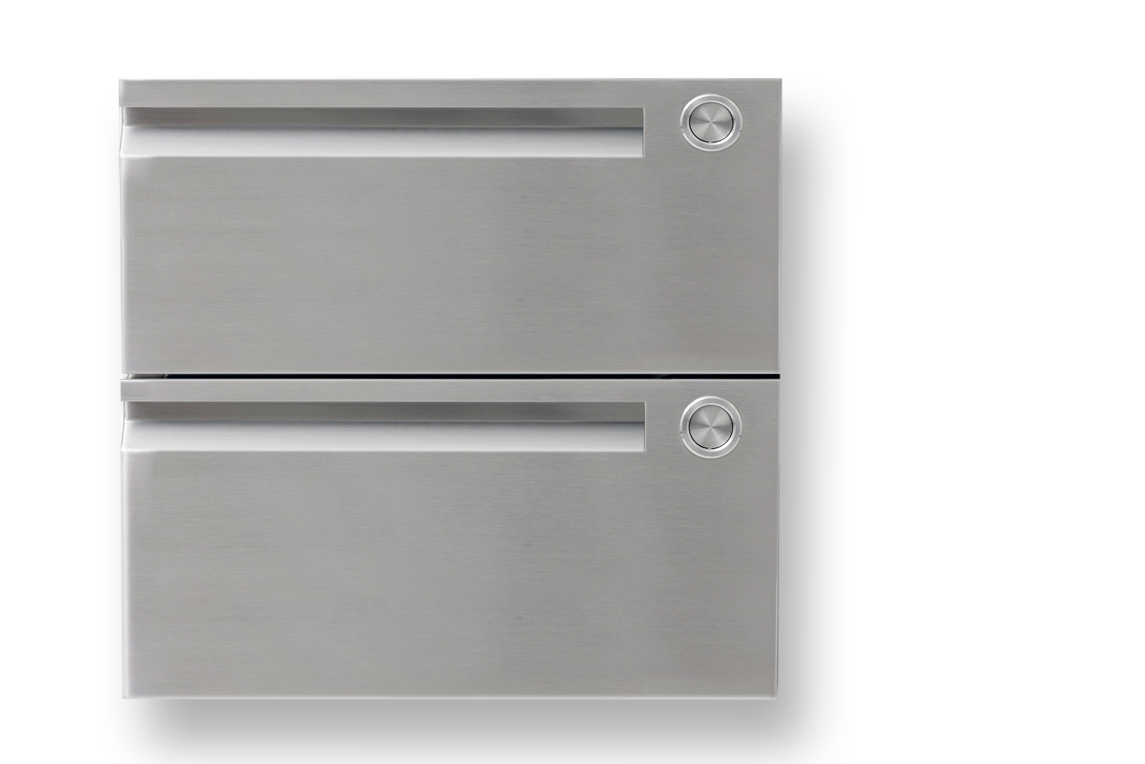 Berner BWH60/2 Einbau-Speisenwärmer mit 2 Auszügen GN 1/1 Querformat