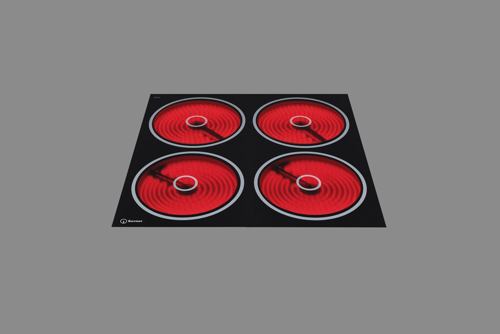 Berner Berner BS4CEGM Einbauherd mit Strahlheizkörper