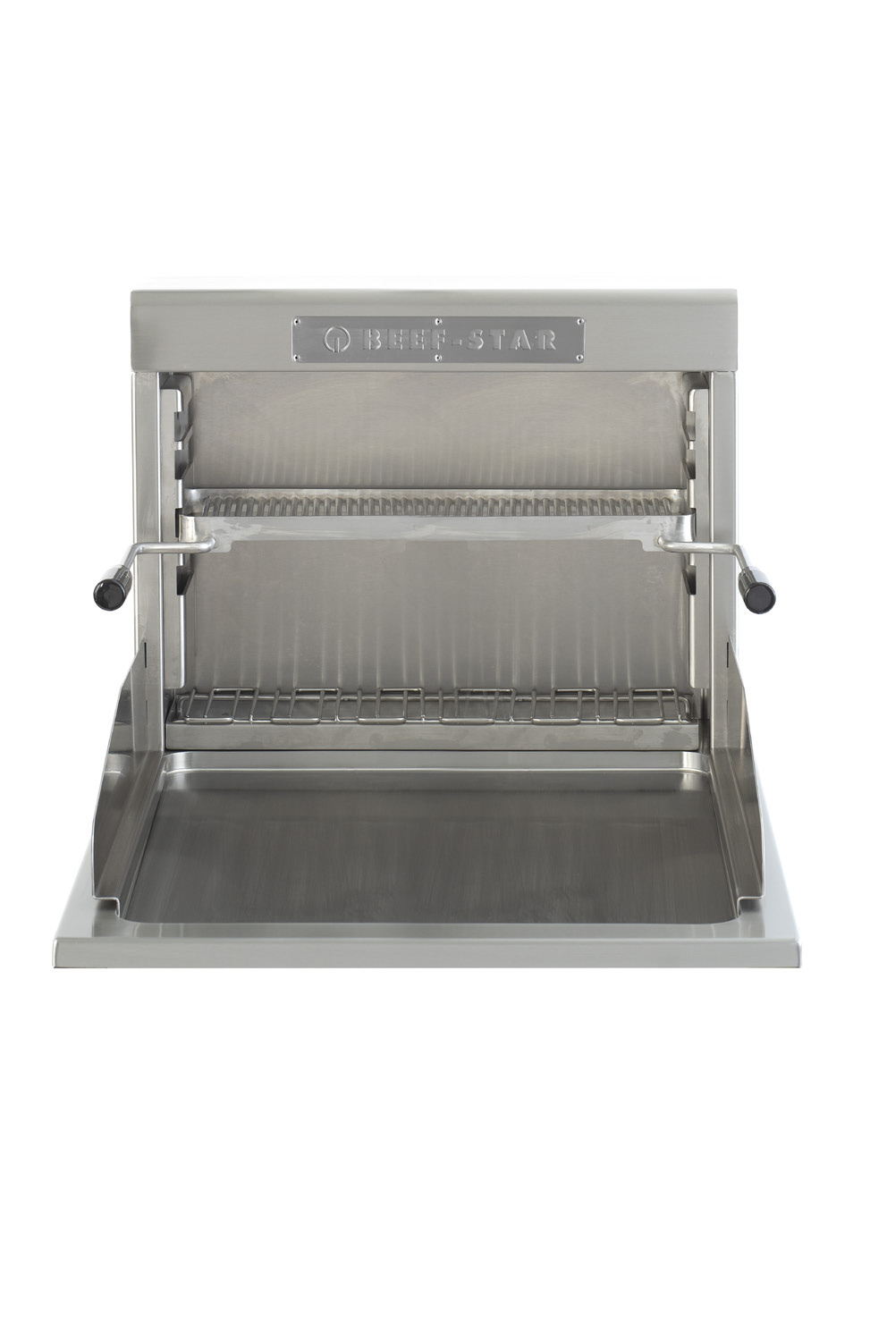 Berner BGEBFS60 Einbau-Bratplatte-Beef-Star-Kombi Bratfläche glatt