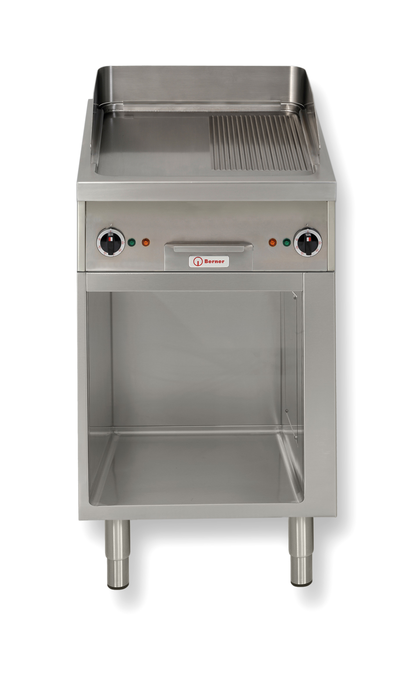 Berner BGD80H Griddleplatte halb und halb