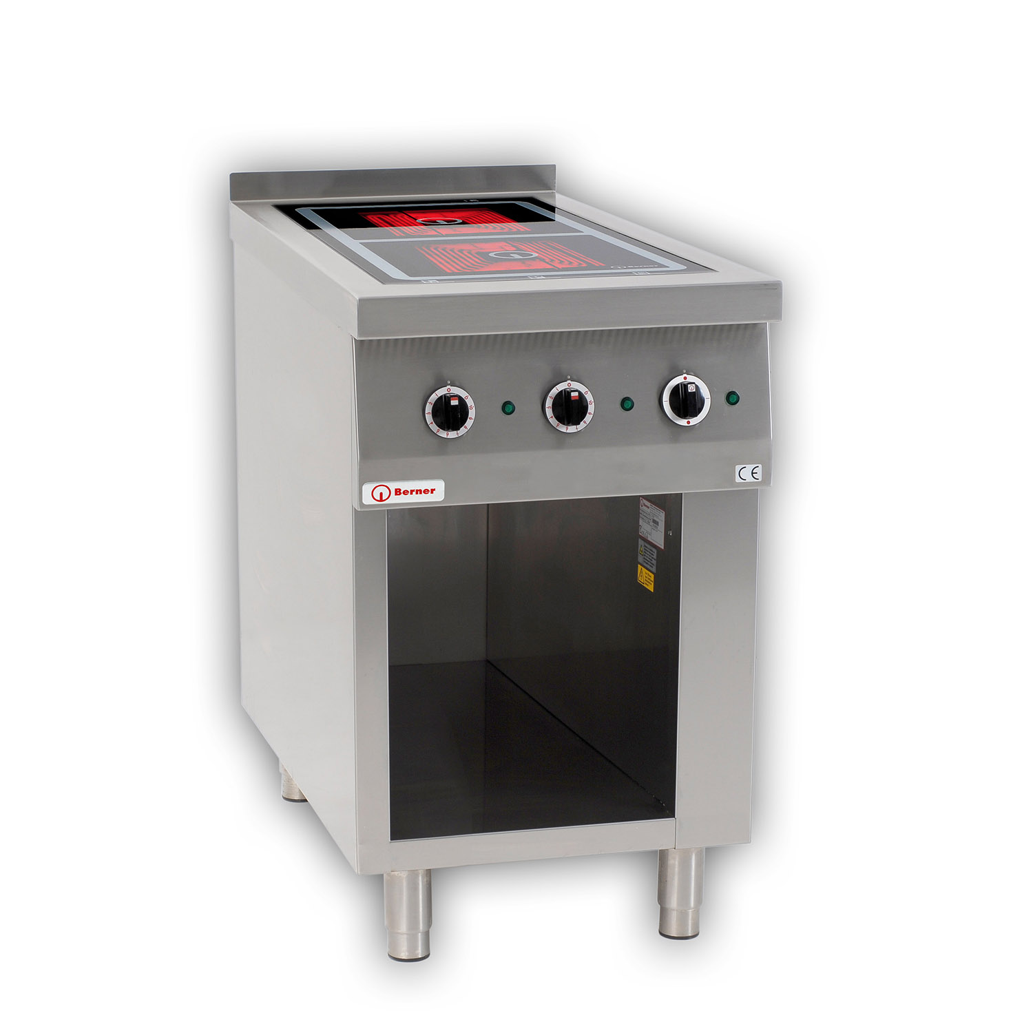 Berner BS2SHQ Elektro-Standherd mit 2 Strahlheizkörpern Sondermodell