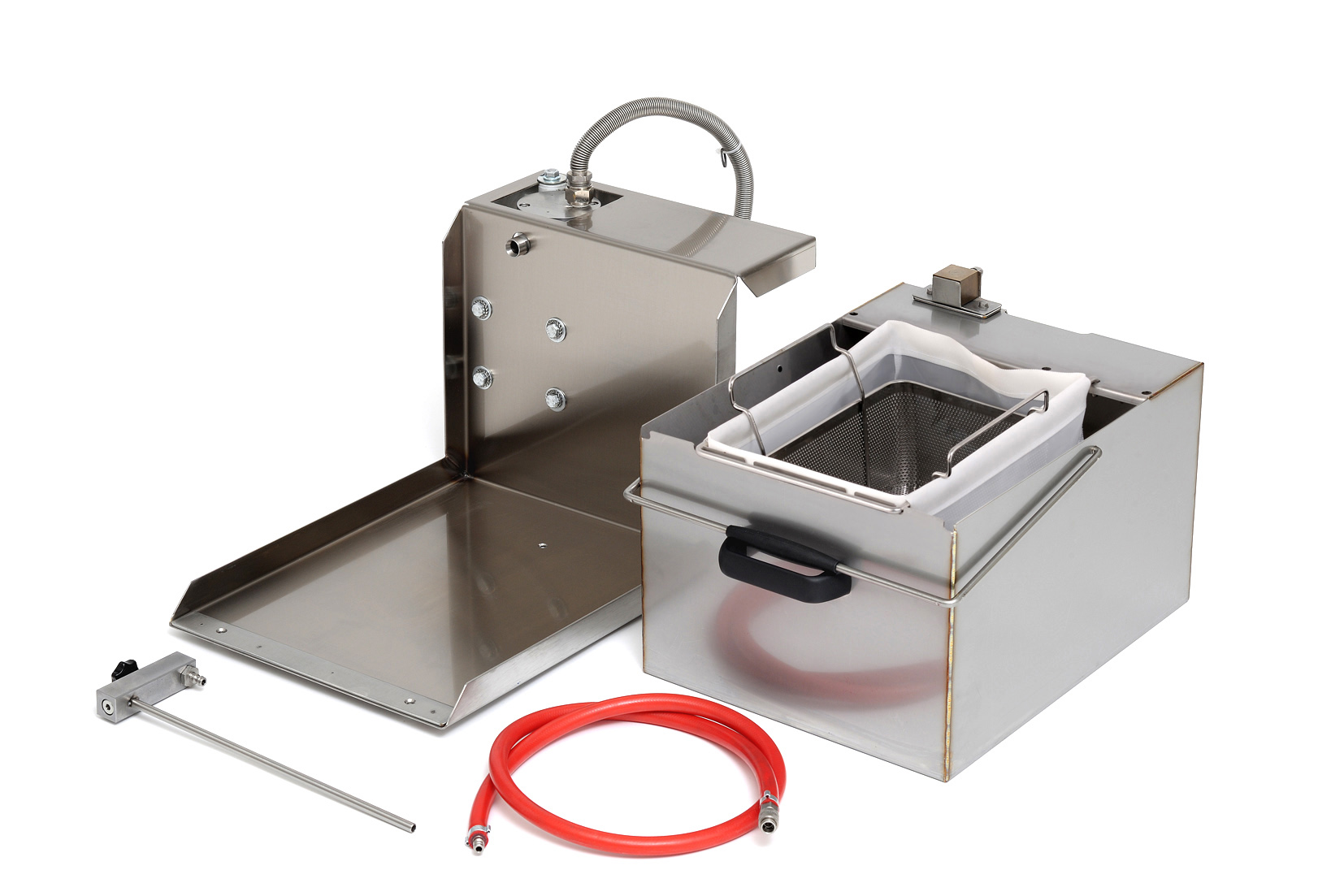 Berner BEPSF1 Fritteusen-Filtersystem Einbausatz für 1 Becken