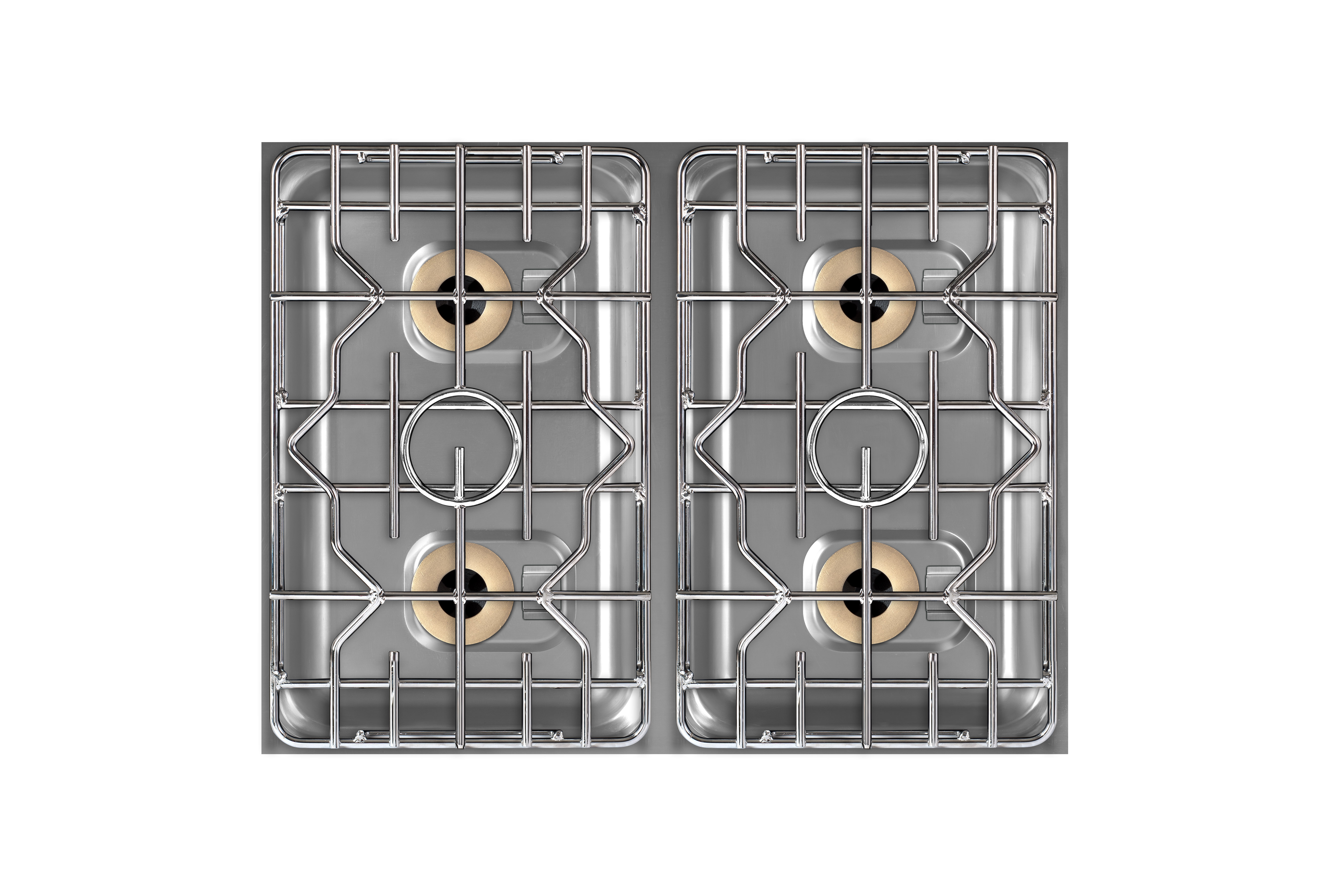 Berner BEG4P70 Power-Gasherd als Einbaumodul mit 22.000 Watt für Profiküchen