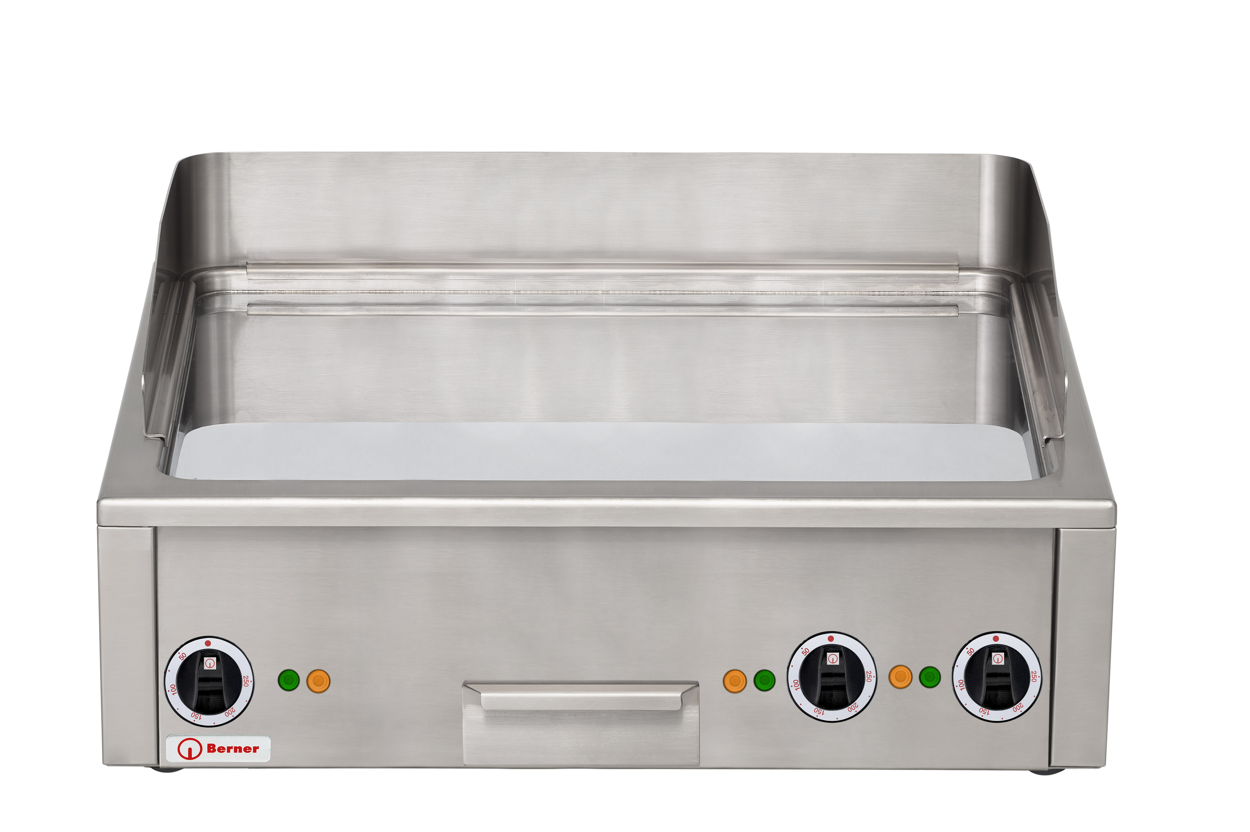 Berner BGHAC120 Bratplatte Beef & Burger glatt hartverchromt Elektro