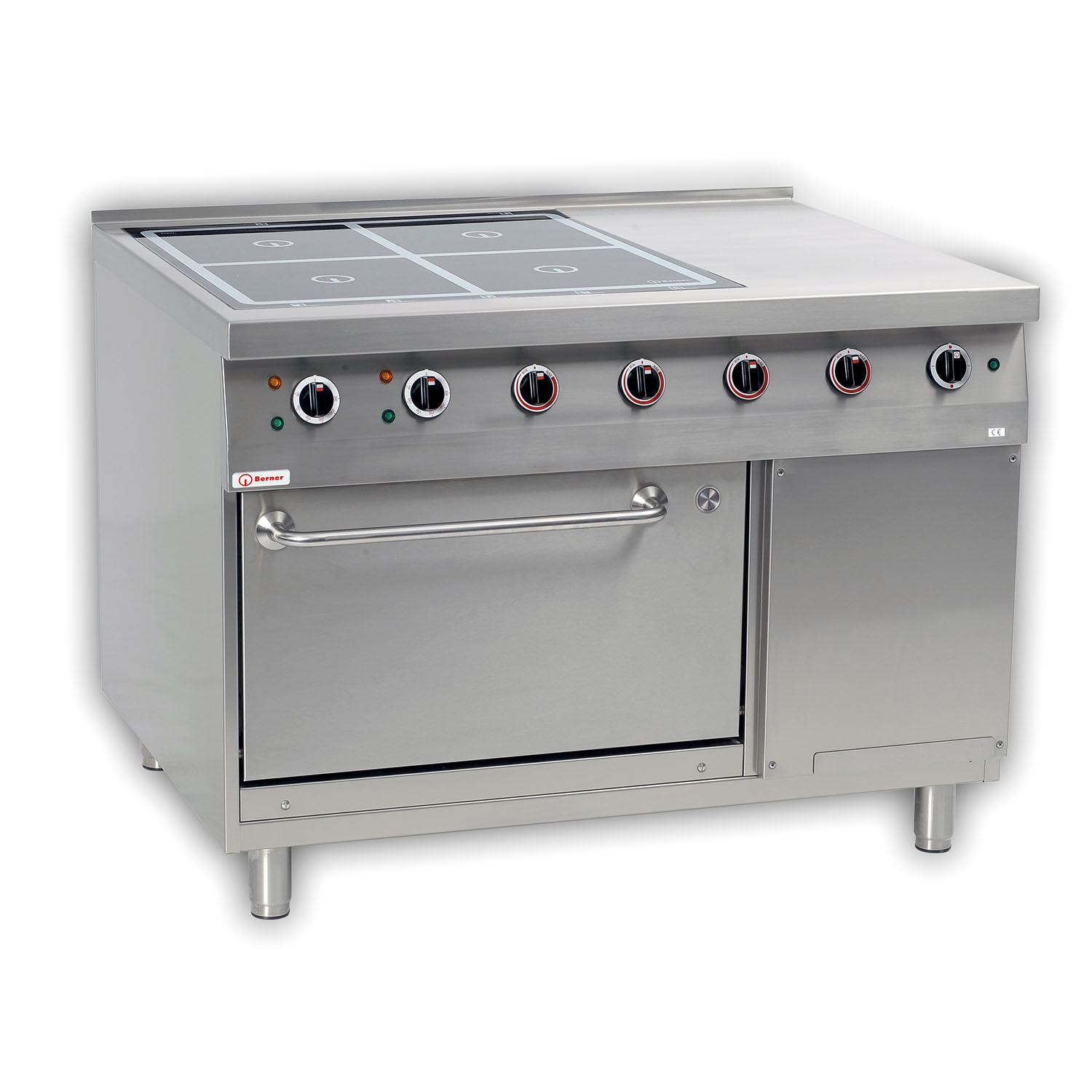 Berner BI4SHBFL26 Standherd Induktion 4 Kochstellen Sondermodell