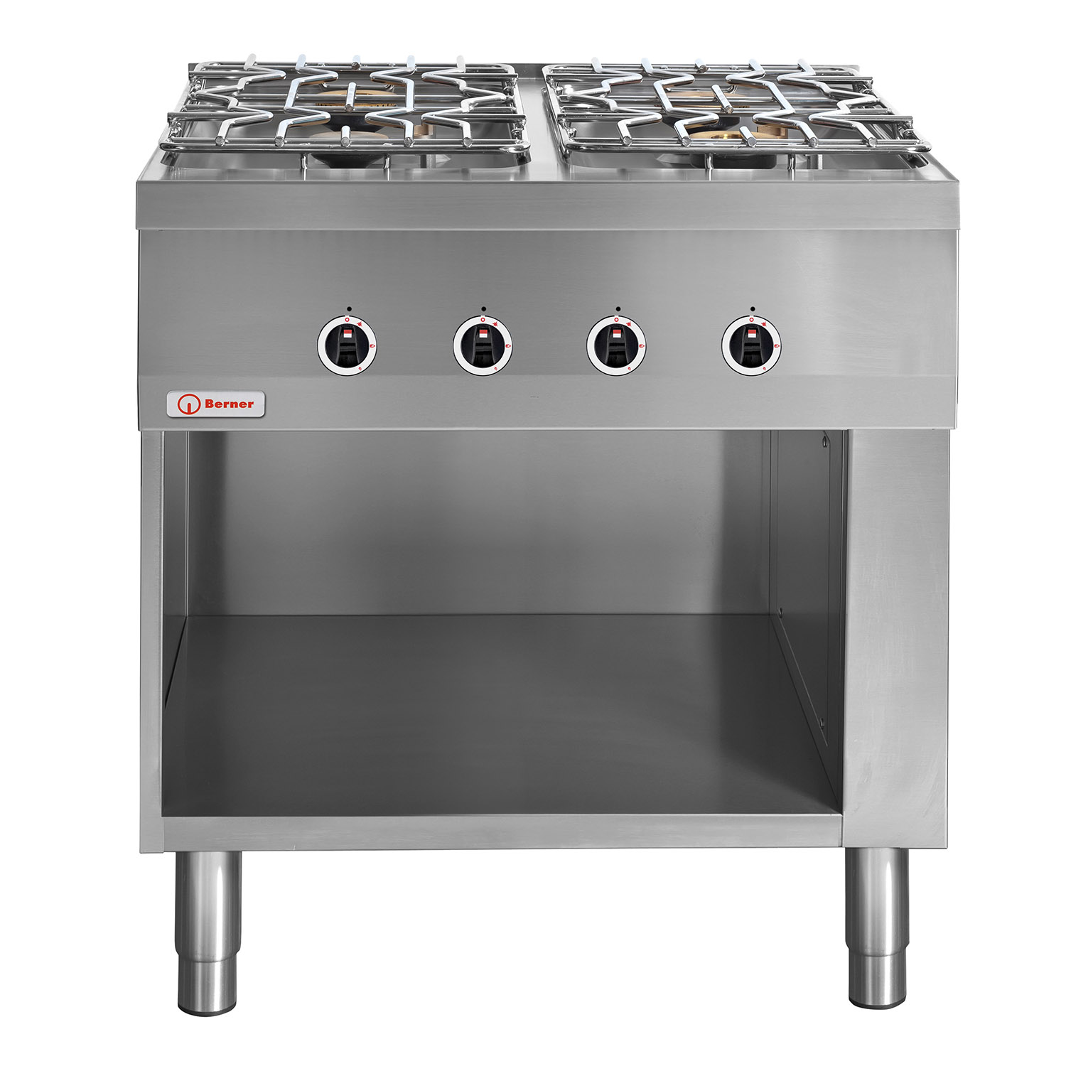 Berner BHG4S85 Standherd Gas mit 4 Kochstellen Sondermodell