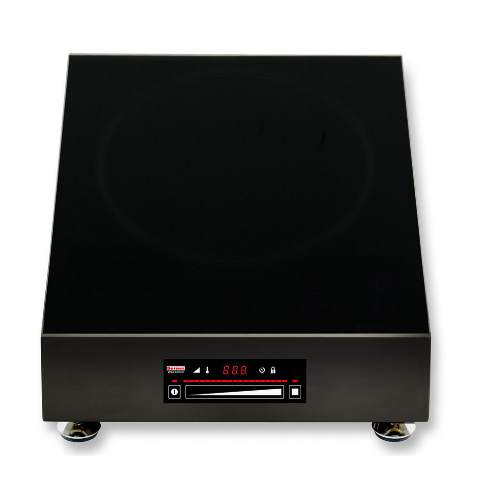 Berner Warmhalteinduktion GN-1/1 BI2WS scharz bis 100 Grad mit 2 Zonen