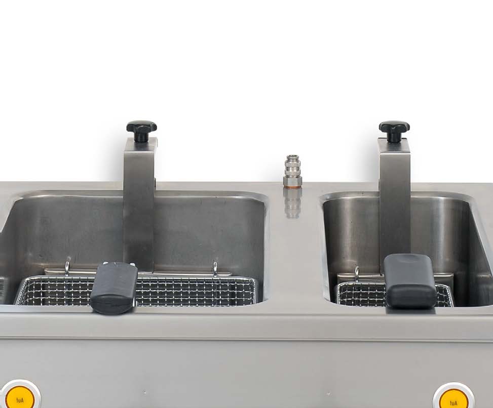 Korbhebeautomatik für Stand Fritteuse mit 1 Becken