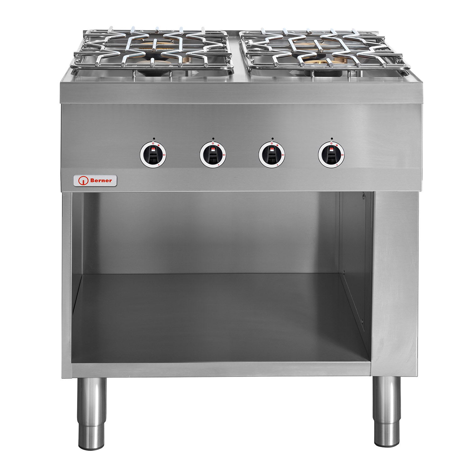 Berner BHG4D85 Standherd Gas mit 4 Kochstellen Sondermodell